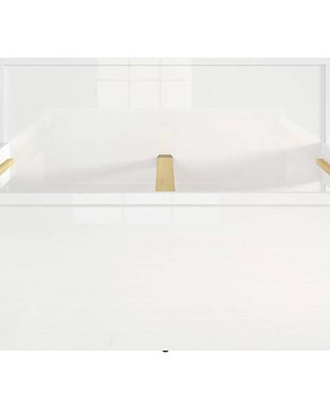 Biela posteľ BRW