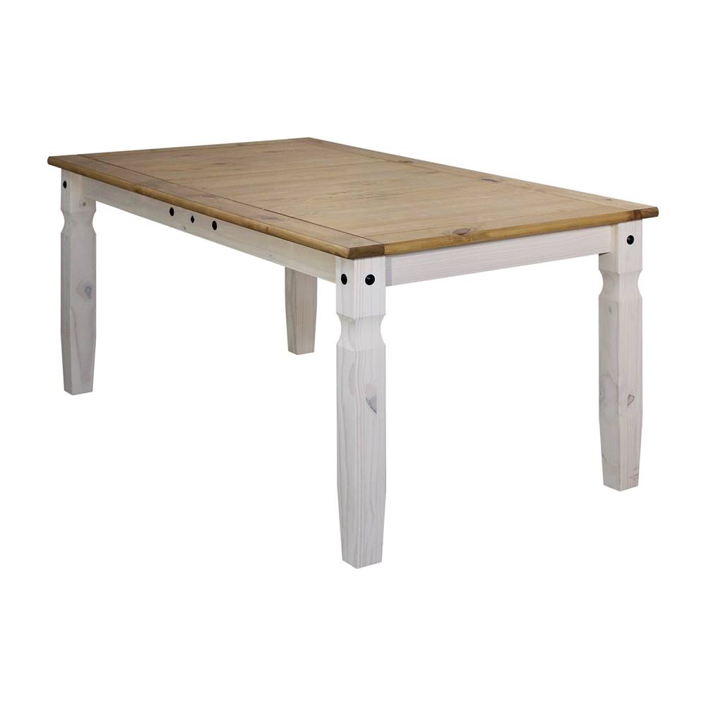 IDEA Nábytok Jedálenský stôl 178x92 CORONA biely vosk