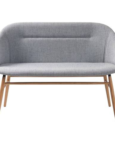 Sivá pohovka Unique Furniture Teno, šírka 121 cm