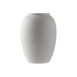 Krémovobiela kameninová váza Bitz Basics Matte Cream, výška 20 cm