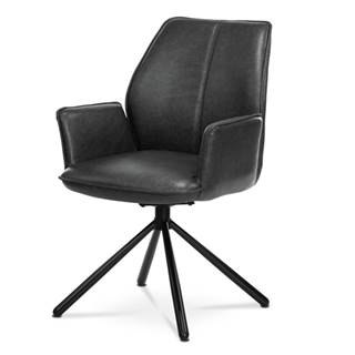 Jedálenská stolička DEBORA sivá/čierna