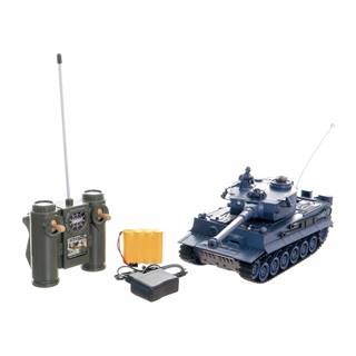Teddies Tank RC TIGER I  so zvukom a svetlom, 33 cm, na batérie + dobíjací pack 40 MHz
