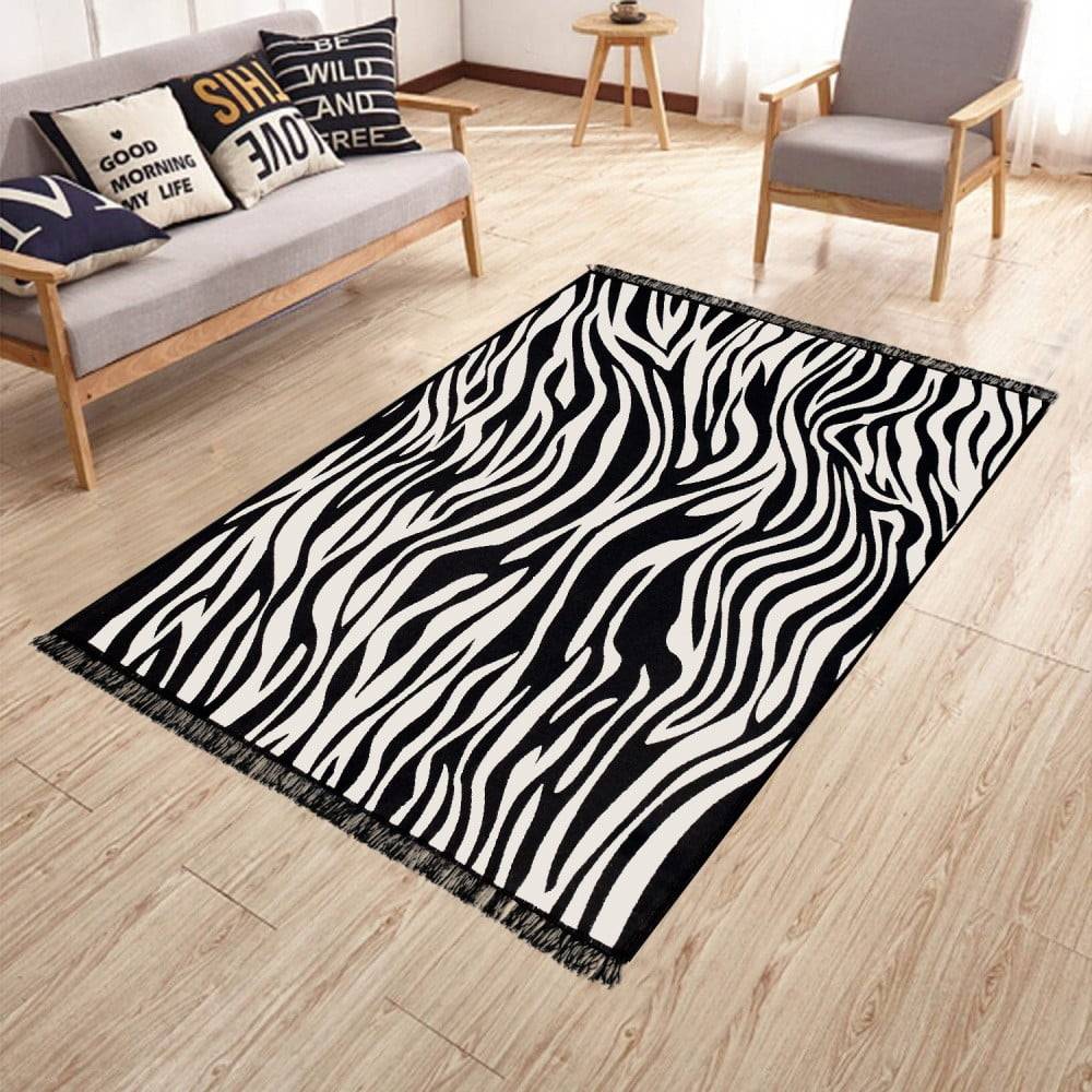 Kate Louise Obojstranný prateľný koberec Kate Louise Doube Sided Rug Zebra, 120 × 180 cm